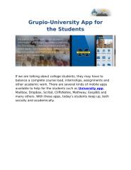 University Apps.docx