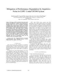59.  Mitigation of Performance Degradation by Impulsive Noise in LDPC Coded OFDM System.pdf