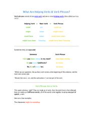 What Are Helping Verbs.pdf