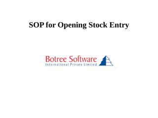 Opening Stock - SOP.ppt