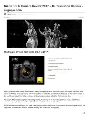 4kgopro.com-Nikon DSLR Camera Review 2017  4k Resolution Camera -4kgoprocom.pdf