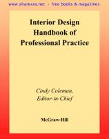 (2) [Architecture Ebook] Interior Design Handbook of Professional Practice.pdf