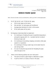 Bench_Mark_Quiz and Answer.pdf