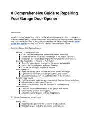A Comprehensive Guide to Repairing Your Garage Door Opener.docx