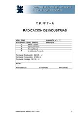 T.P n 7-A Radicación Industrial.doc
